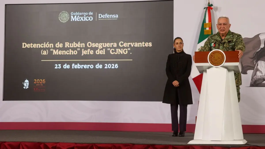 ‘Cumplieron su misión’: el general Ricardo Trevilla se quiebra al reconocer a militares fallecidos durante captura de ‘el Mencho’