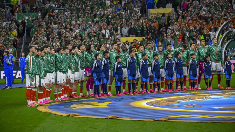 El representativo azteca en el Estadio Ciudad de México en su último encuentro frente a Ecuador.