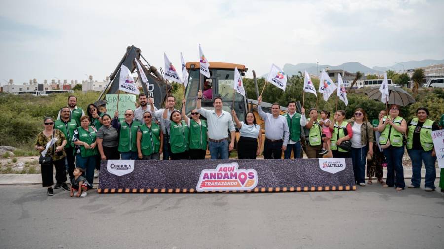 Autoridades y vecinos del sector encabezaron el inicio de los trabajos para la construcción del puente que conectará dos vialidades de la colonia.