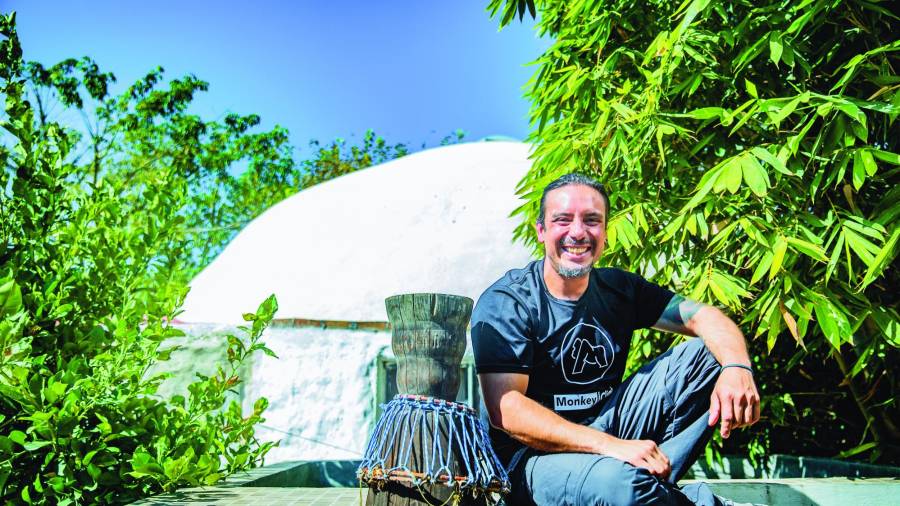 Elier Mayorga en la Casa de las Golondrinas. Foto: