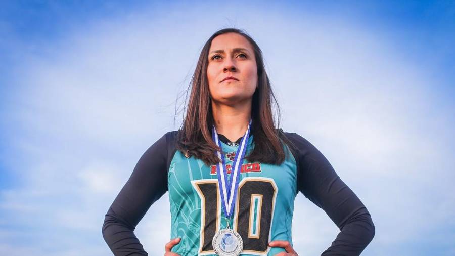 Presente. La saltillense Pamela Reyes representará a México en este partido que forma parte de los festejos del Pro Bowl.