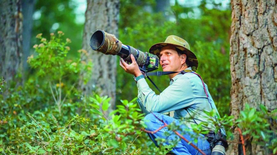 Daniel Garza Tobón en la Sierra de Arteaga. Foto: Iram López.