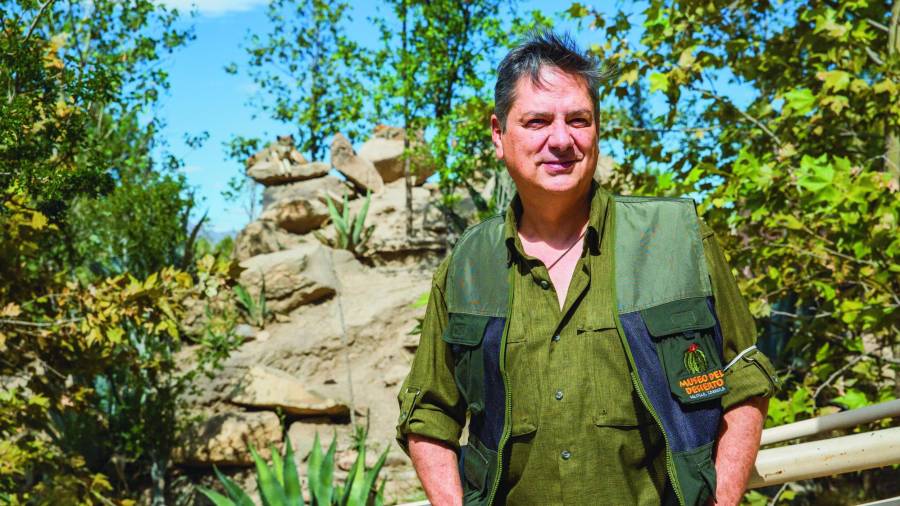 Arturo González en el Museo del Desierto. Foto: