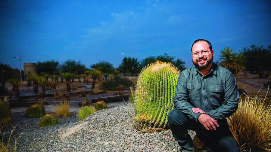 Jorge Aguirre Joya Centro de Investigación y Jardín Etnobiológico del Semidesierto, en Viesca. Foto: