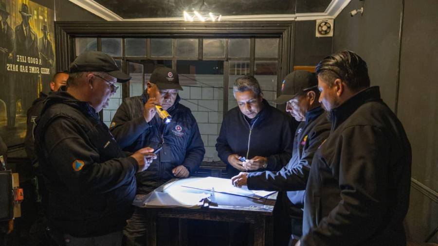 Dependencias de seguridad, Protección Civil y desarrollo urbano participaron en las inspecciones.