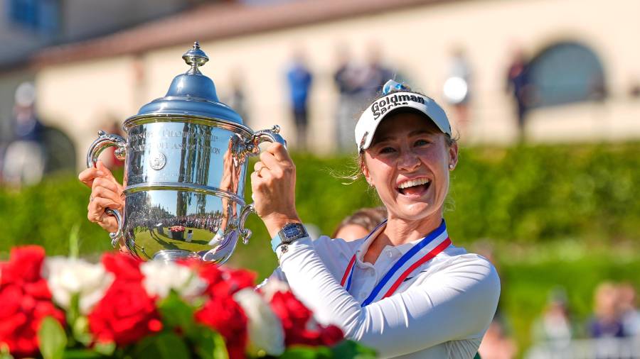 Gaby López terminó con -7, apenas un golpe detrás de Nelly Korda, campeona del U.S. Women’s Open 2026 con -8.