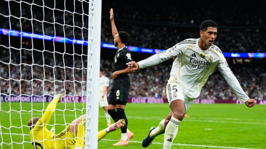 El mediocampista inglés volvió a marcar la diferencia en el Santiago Bernabéu, donde fue ovacionado por la afición blanca.