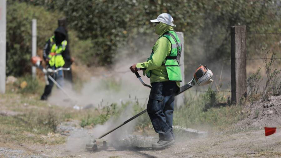 El alcalde Javier Díaz González aseguró que estos trabajos continuarán de manera permanente en distintos puntos de la ciudad.