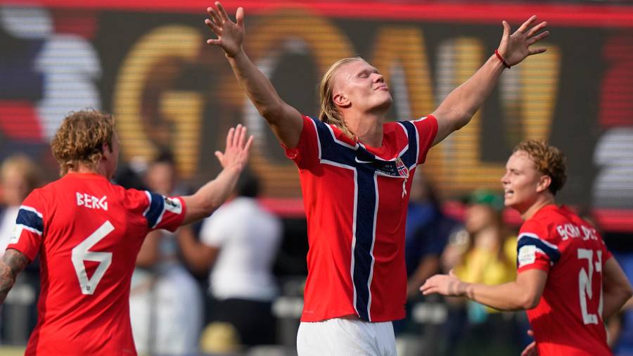 Erling Haaland marcó un doblete para conducir a Noruega a una histórica victoria sobre Brasil en los octavos de final del Mundial 2026.