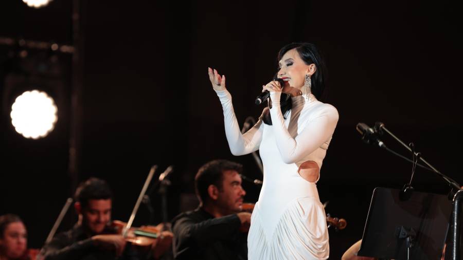 La cantante coahuilense conquistó al público con una interpretación cargada de emoción y potencia vocal.