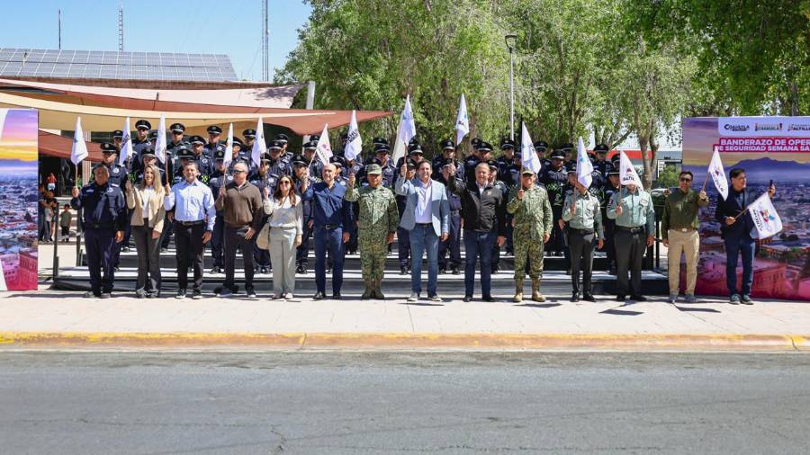 Entre elementos de seguridad, drones y cámaras de vigilancia, se busca que Saltillo permanezca seguro durante Semana Santa.