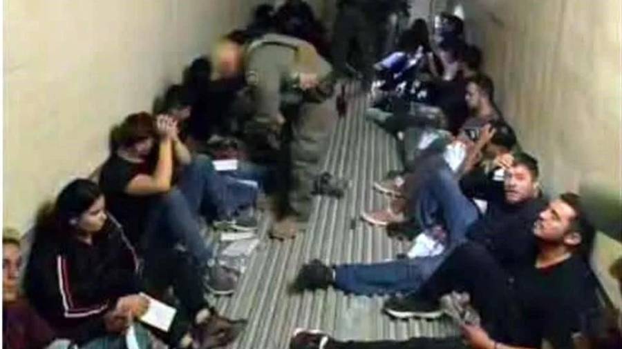 Autoridades señalaron que se trató de un intento de contrabando de personas, cuyas vidas fueron puestas en riesgo.