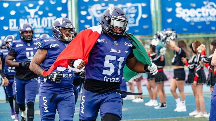 Dinos de Saltillo visitará a Mexicas de la Ciudad de México en el Tec CCM, dentro de la Semana 5 de la Temporada 2026 de la LFA.