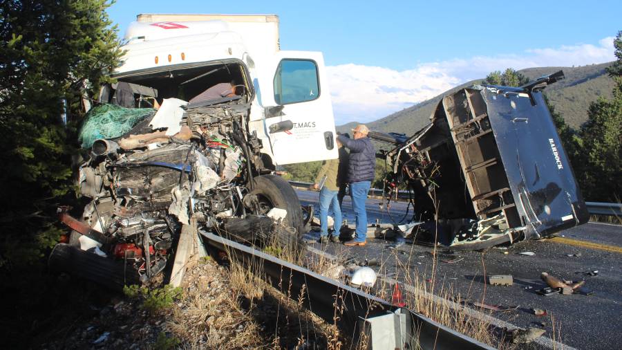 Los daños a las dos unidades fueron de gran magnitud.