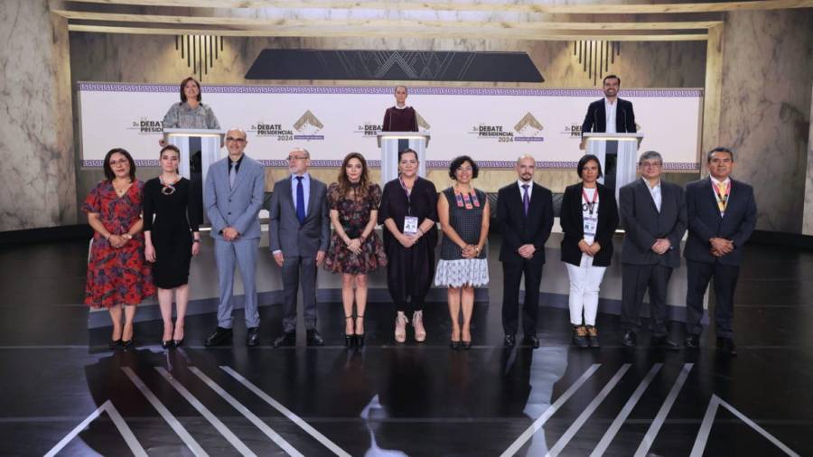 Este domingo los candidatos presidenciales enfrentarán su último debate, al que Claudia Sheinbaum llega con un amplia ventaja sobre la oposición | Foto: Cuartoscuro