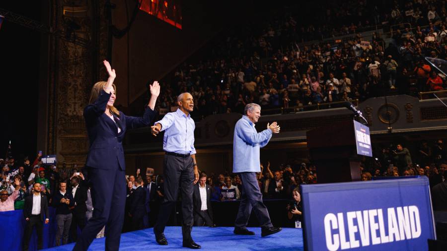 Barack Obama, expresidente de E.U, se une a la campaña Demócrata en Ohio.