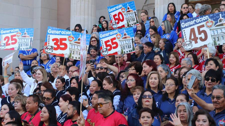 Participaron estudiantes, docentes y egresados de distintas generaciones.