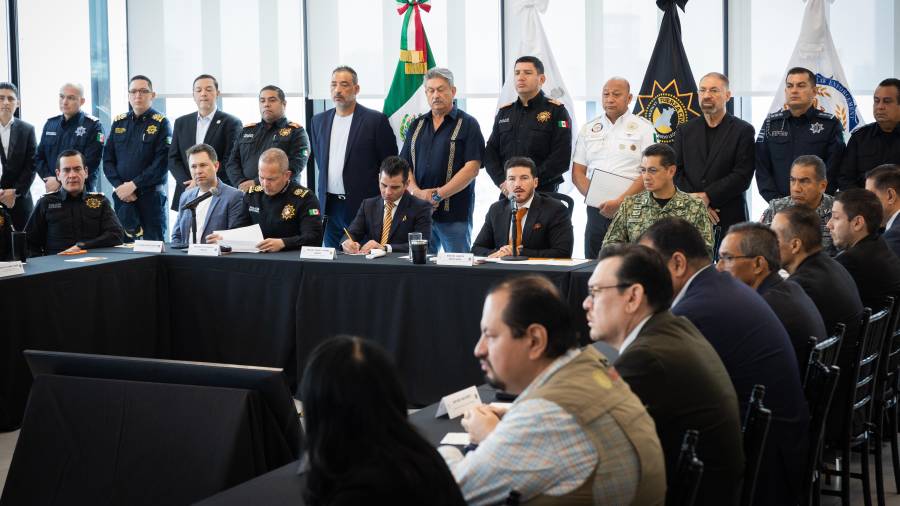 Nuevo León se colocó en los primeros lugares de diversos indicadores como policías graduados, cadetes certificados, enfrentamientos con la delincuencia, abatidos y aseguramientos.