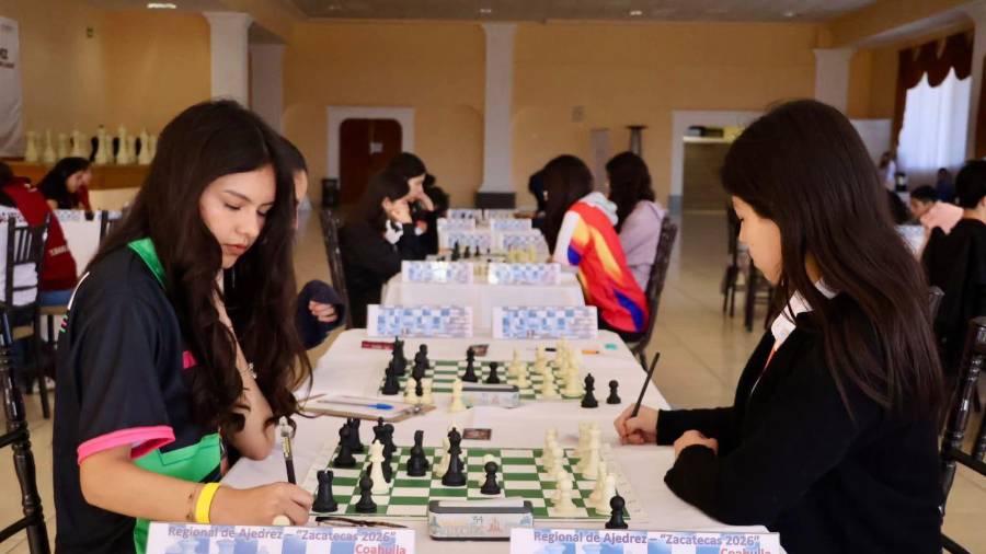 Las categorías Sub 12 y 13-16 años definieron a los representantes de Coahuila en ajedrez.