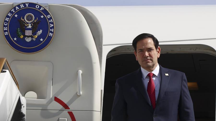 El Secretario de Estado de EU, Marco Rubio, urgió a los miembros de la ONU a votar a favor de la resolución propuesta de Estados Unidos. FOTO: