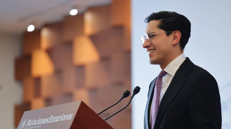 Roberto Velasco sostuvo el jueves una conversación con el secretario del Departamento de Estado de Estados Unidos.