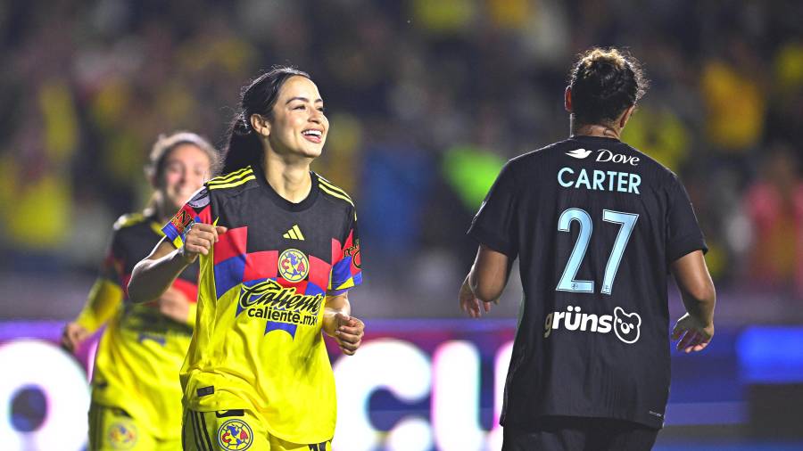Scarlett Camberos fue la figura de la noche al firmar un triplete ante Gotham FC y encaminar al América Femenil a la Final de la Concachampions W.