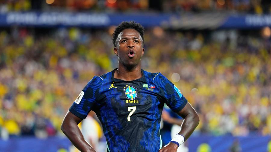 Vinícius Jr. lideró el ataque de Brasil ante Haití y cerró la goleada 3-0 con un gol antes del descanso, resultado que reacomodó a la Canarinha en el Grupo C del Mundial 2026.