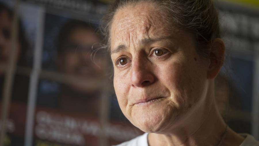 Vanessa Gamez, madre de Ana Ameli García Gamez, estudiante de la UNAM desaparecida en julio de 2025 en el Ajusco en la Ciudad de México (México).