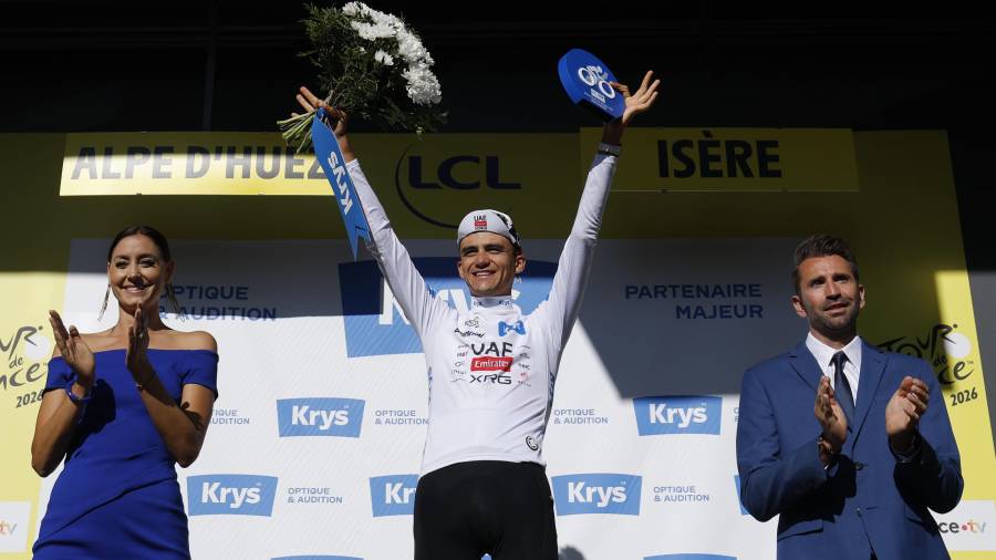 Isaac del Toro respondió en las exigentes rampas de Alpe d’Huez y mantuvo viva la posibilidad de lograr el primer podio mexicano en el Tour de Francia.