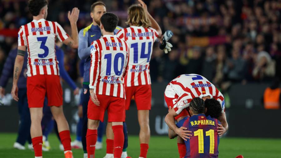 El Barcelona derrotó 3-0 al Atlético de Madrid en Montjuïc, pero el marcador global favoreció a los rojiblancos, que avanzaron a la final de la Copa del Rey 2026.
