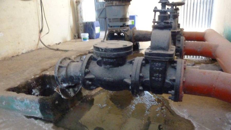 Instalaciones del Sistema Municipal de Aguas y Saneamiento de Francisco I. Madero, en Coahuila, donde se debe potabilizar el agua de consumo. Crédito: Jesús Peña/Vanguardia