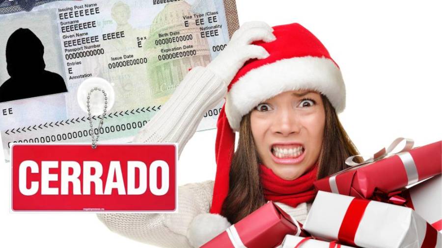 La Embajada de Estados Unidos en México, así como los consulados, también celebrarán Navidad, por lo que tendrá una pausa y no tendrán citas para entrevistas durante algunos días y permanecerán cerrados.