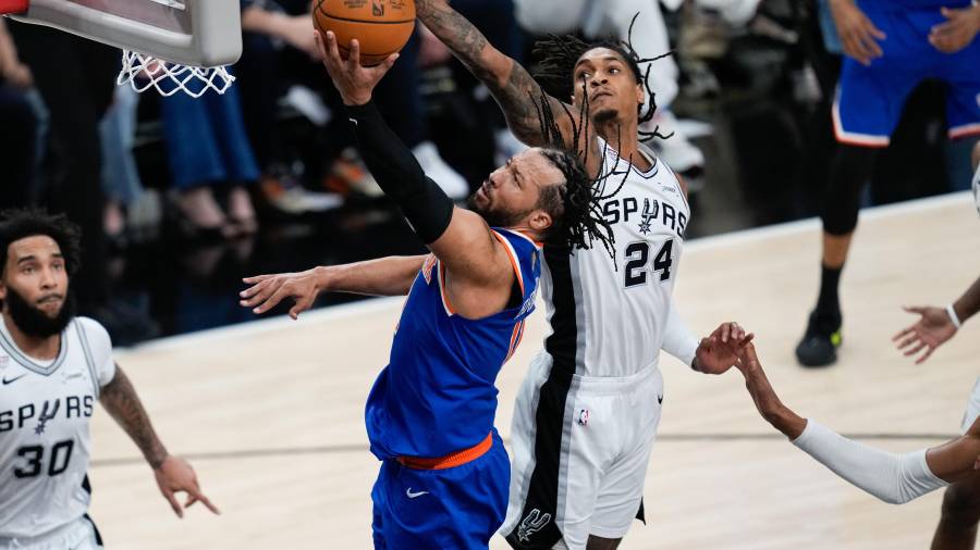 Knicks de Nueva York volvió a vencer a Spurs de San Antonio y tomó ventaja de 2-0 en las Finales de la NBA 2026.
