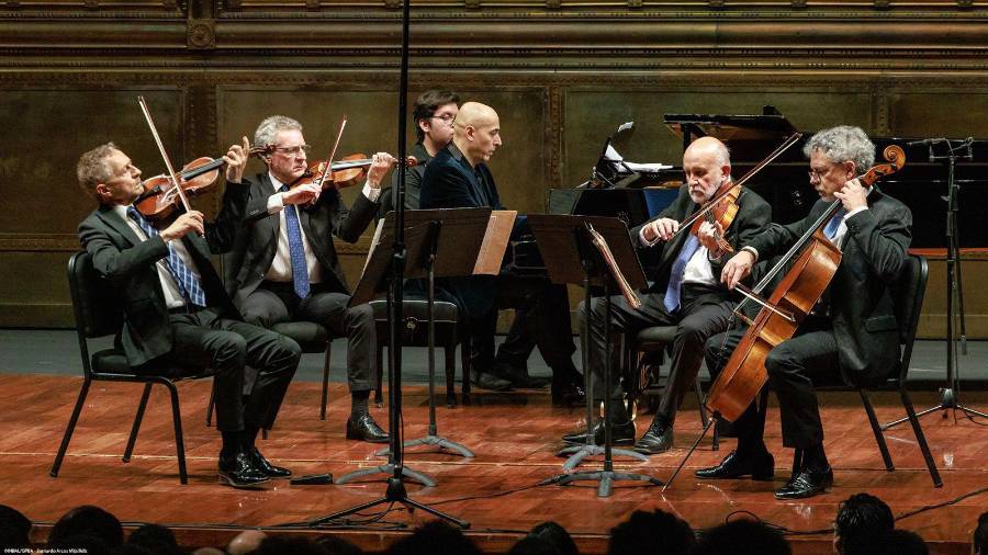 Cuarteto Latinoamericano brindó su último concierto en el Palacio de Bellas Artes.