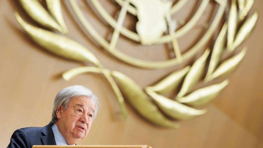 “El uso de la fuerza por parte de Estados Unidos e Israel contra Irán, así como la posterior respuesta iraní en la región”, dijo el secretario general de la ONU, António Guterres.
