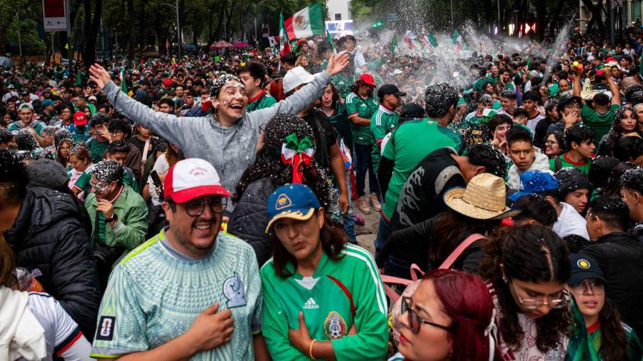 Múltiples heridos durante los festejos del Paseo de la Reforma