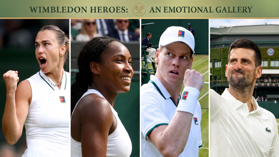 Novak Djokovic, Jannik Sinner, Aryna Sabalenka y Coco Gauff avanzaron a Octavos de Final en Wimbledon 2026.