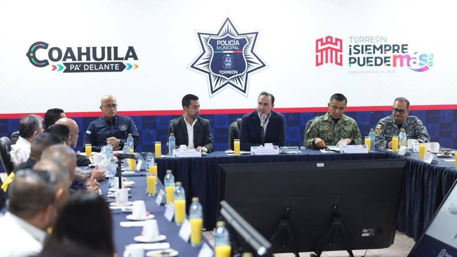 El mandatario estatal destacó que Torreón se mantiene entre las ciudades más seguras del país gracias al trabajo coordinado.