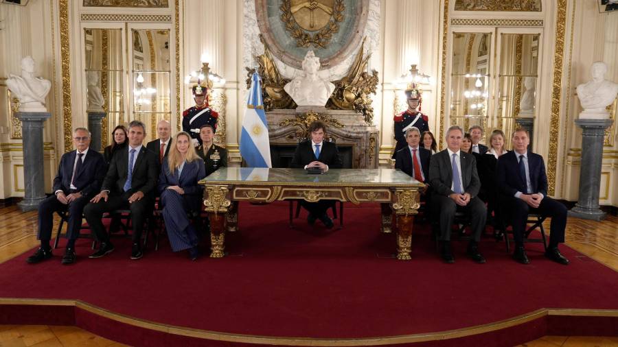 Gobierno Argentino y su presidente Javier Milei