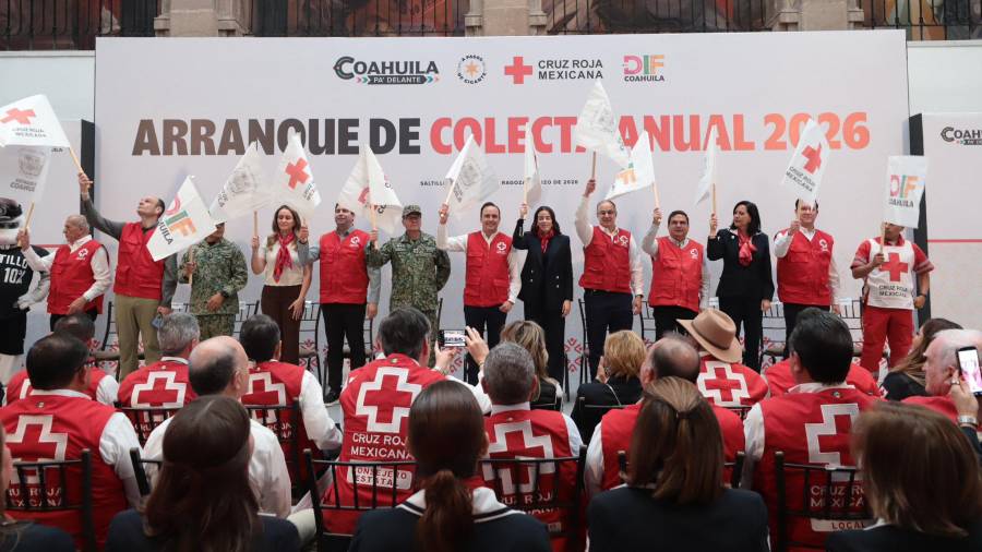 Arranca colecta 2026 de la Cruz Roja en Coahuila; entregan ambulancias y apoyos a delegaciones