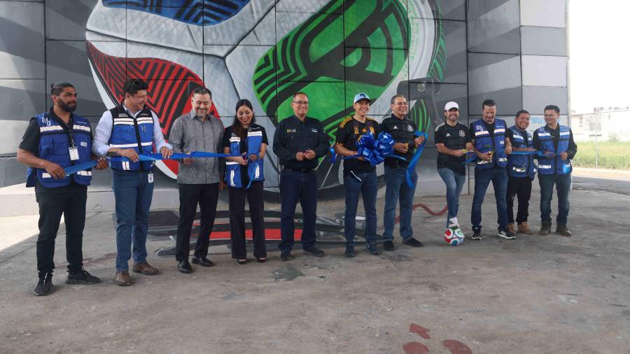 Mural del Mundial 2026 en San Nicolás de los Garza, Nuevo León