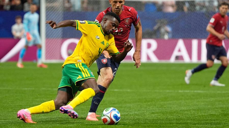 El encuentro entre Sudáfrica y Chequia tomó distintos ritmos a lo largo del juego.