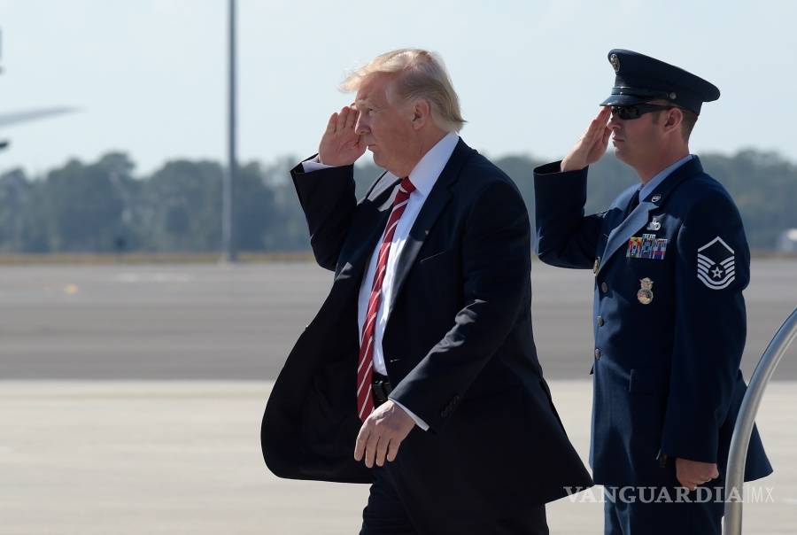 $!Trump visita base militar donde está el corazón de lucha antiterrorista