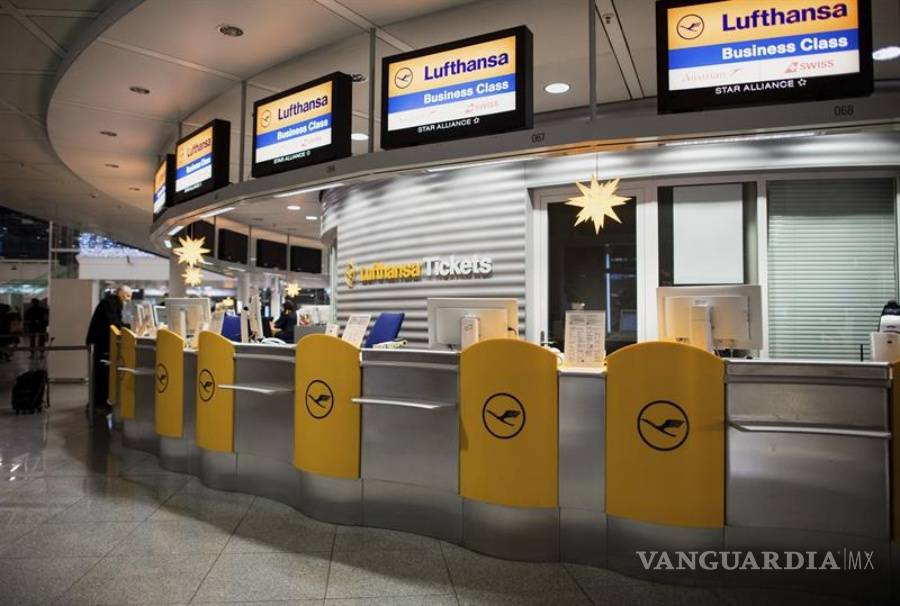 $!Lufthansa se ve obligada a cancelar 1,788 vuelos por huelga de pilotos