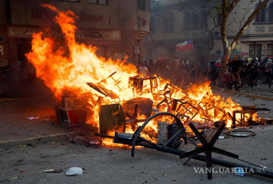$!Se recrudecen las protestas en Chile