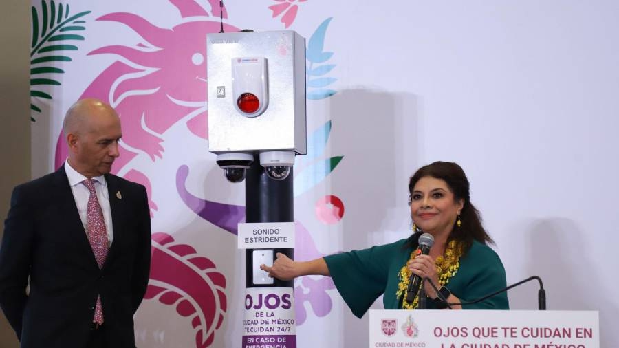 Fotografía tomada durante el evento de presentación a cámaras de vigilancia de la C5.