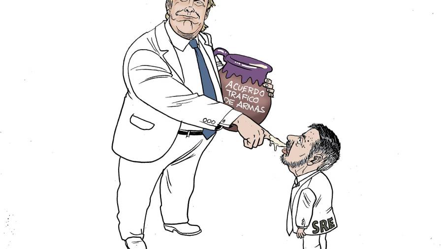 La firma en el acuerdo contra el tráfico de armas