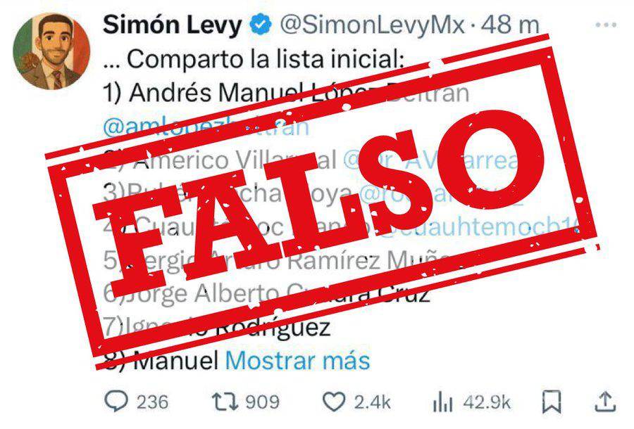 $!Uno de los muchos FAKE de Simón Levy.