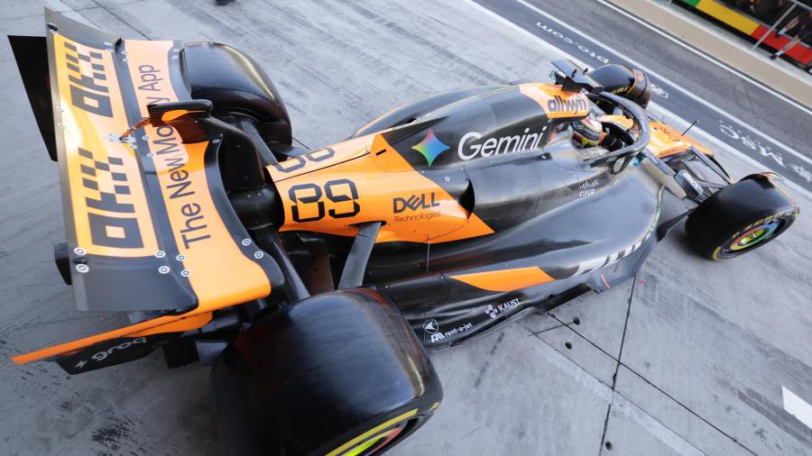 Pato O’Ward completó 127 vueltas y firmó el séptimo mejor tiempo del test en Yas Marina.