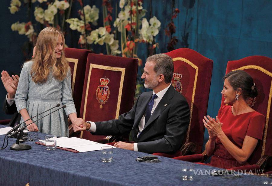 $!Princesa Leonor de España emociona en su primer discurso